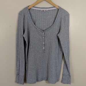 Victoria Secret Button Up Blouse Pajama Top